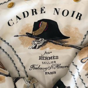 Hermes Cadre Noir Scarf