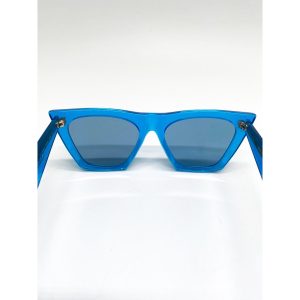 Cèline Transparent Blue Resin Sunglasses