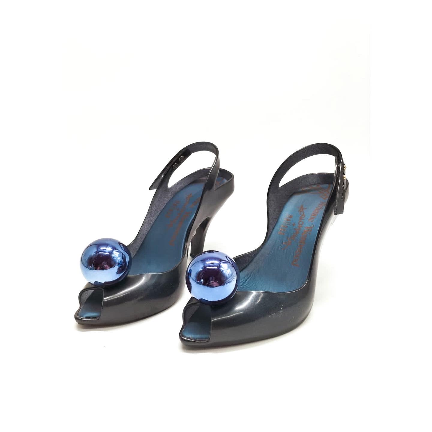 Vivienne Westwood x Melissa Lady Dragon Ball Heels - The Luxe Closet