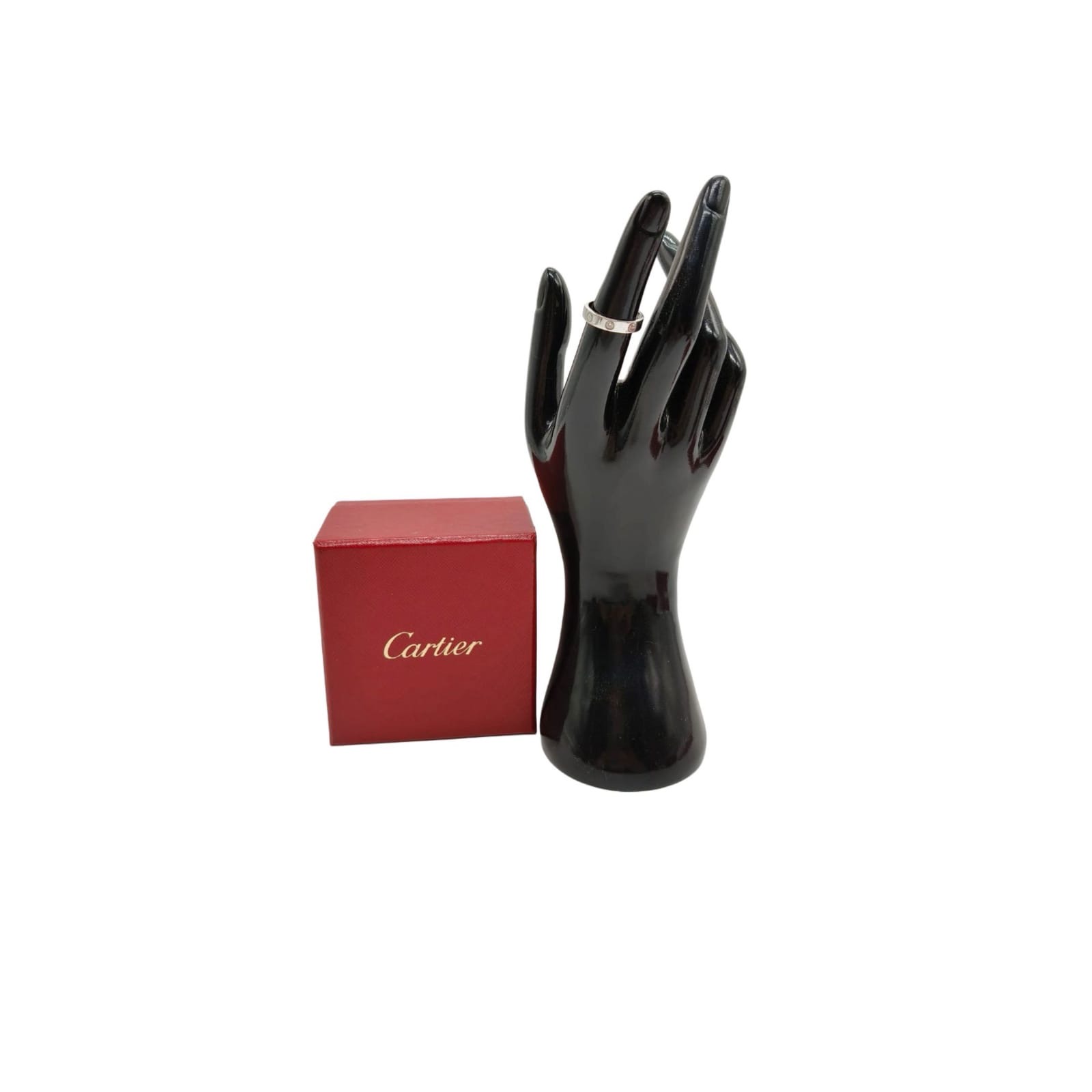 Cartier Mini Love Ring with One Diamond - Image 2