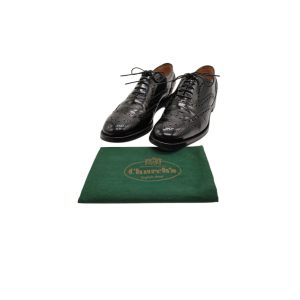 Church’s Black Leather Brogue Oxford Shoes