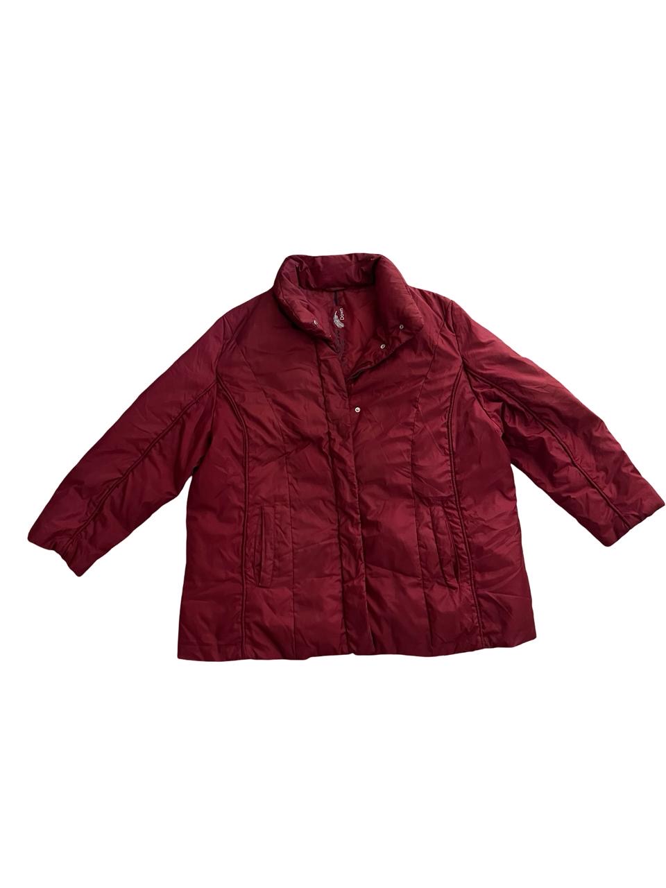 Samoon Edition Burgundy Down Jacket – Size L - Image 9