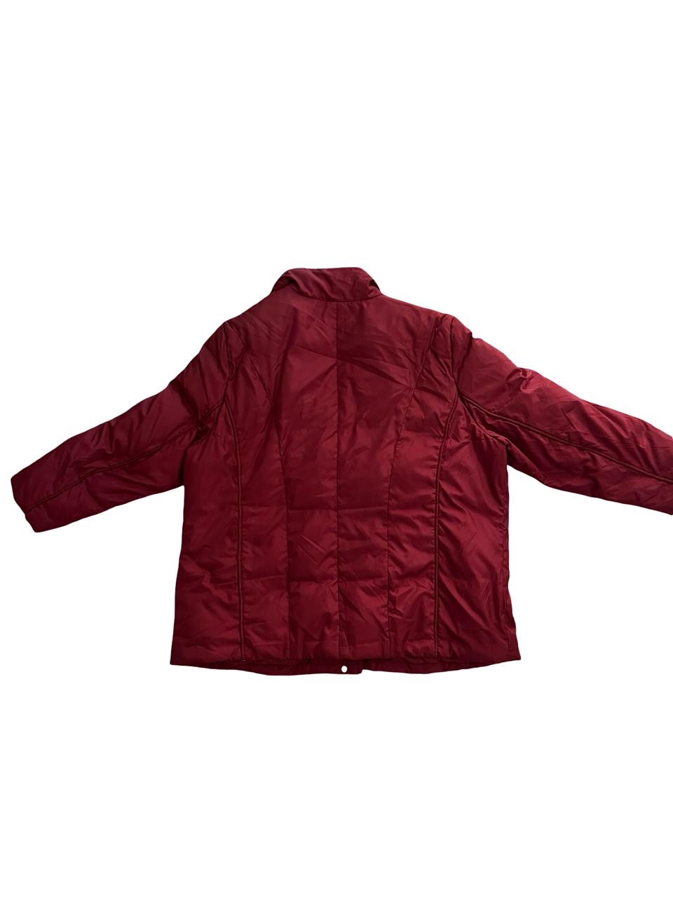 Samoon Edition Burgundy Down Jacket – Size L - Image 5
