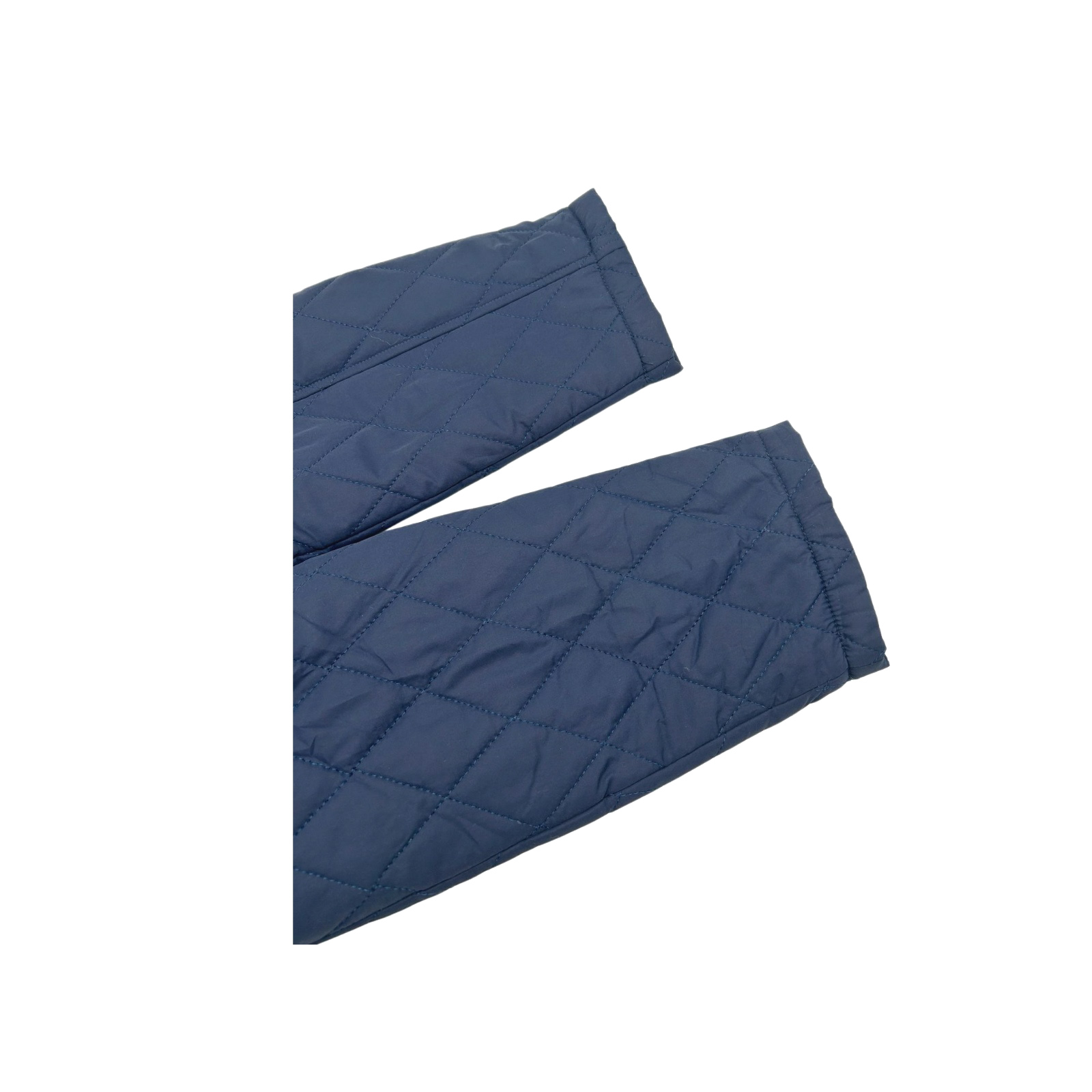 Shimano Navy Blue Diamond Quilted Cycling Puffer Jacket – Size Medium - Image 5
