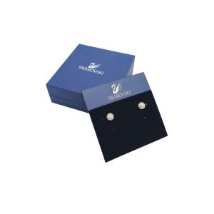 Swarovski Euphoria Rhodium-Plated Stud Earrings