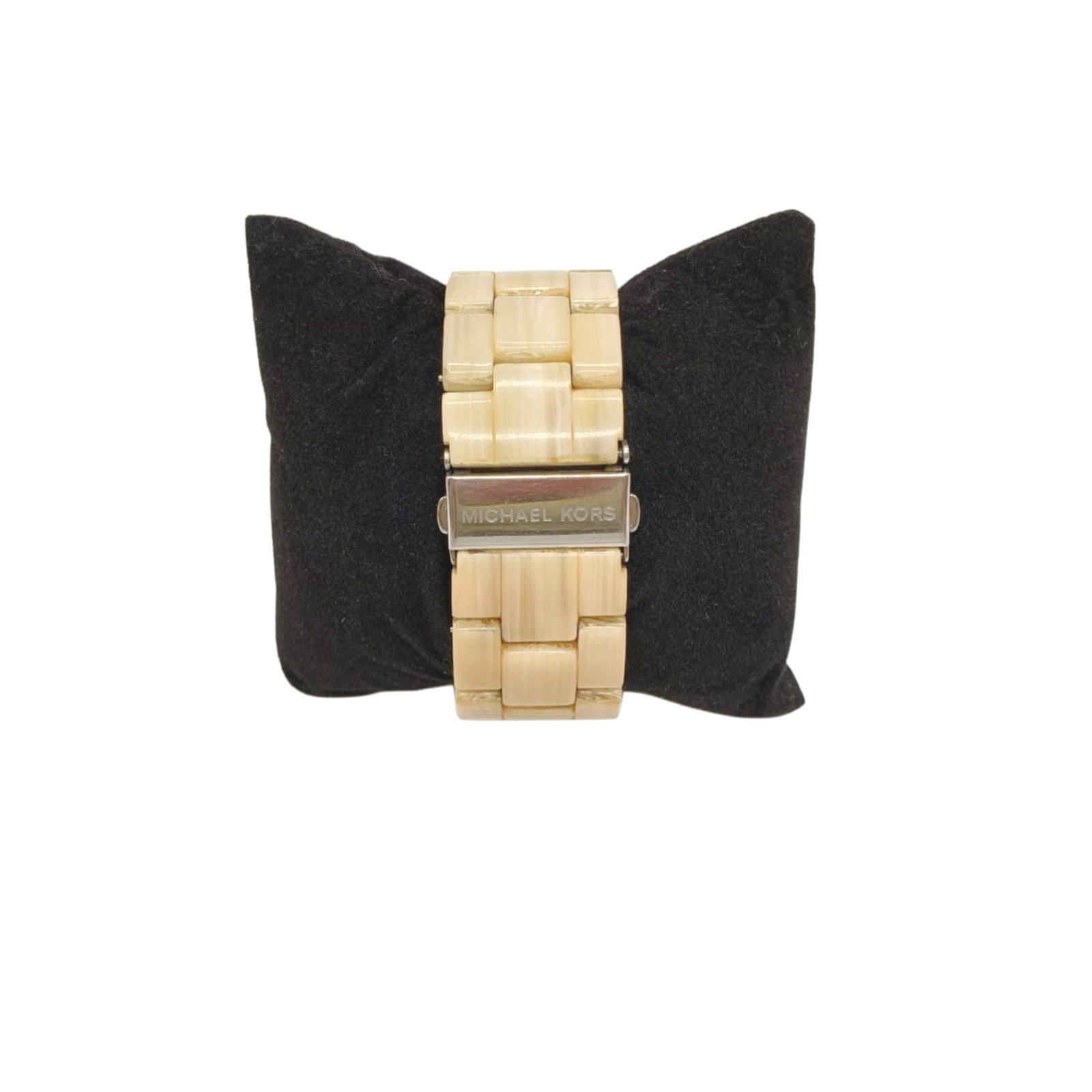 Michael Kors Madison Chronograph Glitz Horn Resin Ladies Watch - Image 4