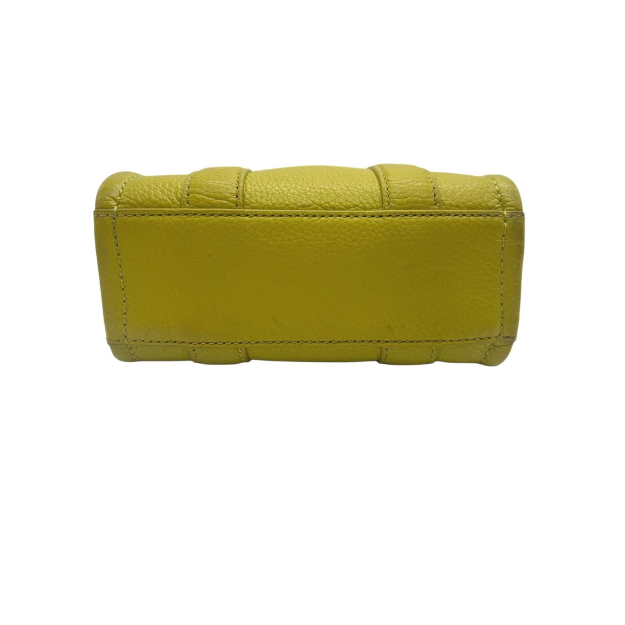 Marc Jacobs Grained Calfskin Micro The Tote Bag In Citronelle - Image 6