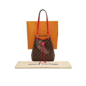 Louis Vuitton NéoNoé Monogram MM with Red Interior
