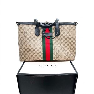Gucci Ophidia GG Supreme Canvas Medium Tote Bag