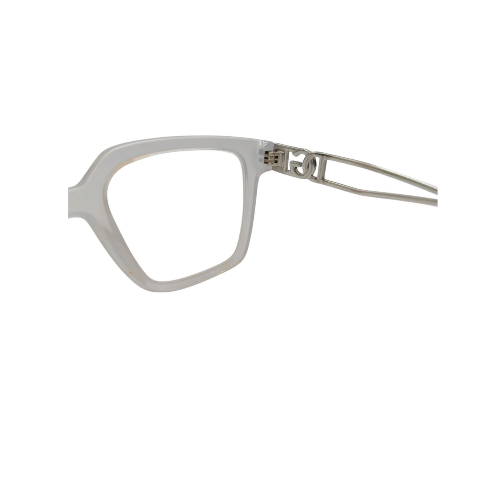Dolce & Gabbana Grey Cat-Eye Optical Eyeglass Frames - Image 9