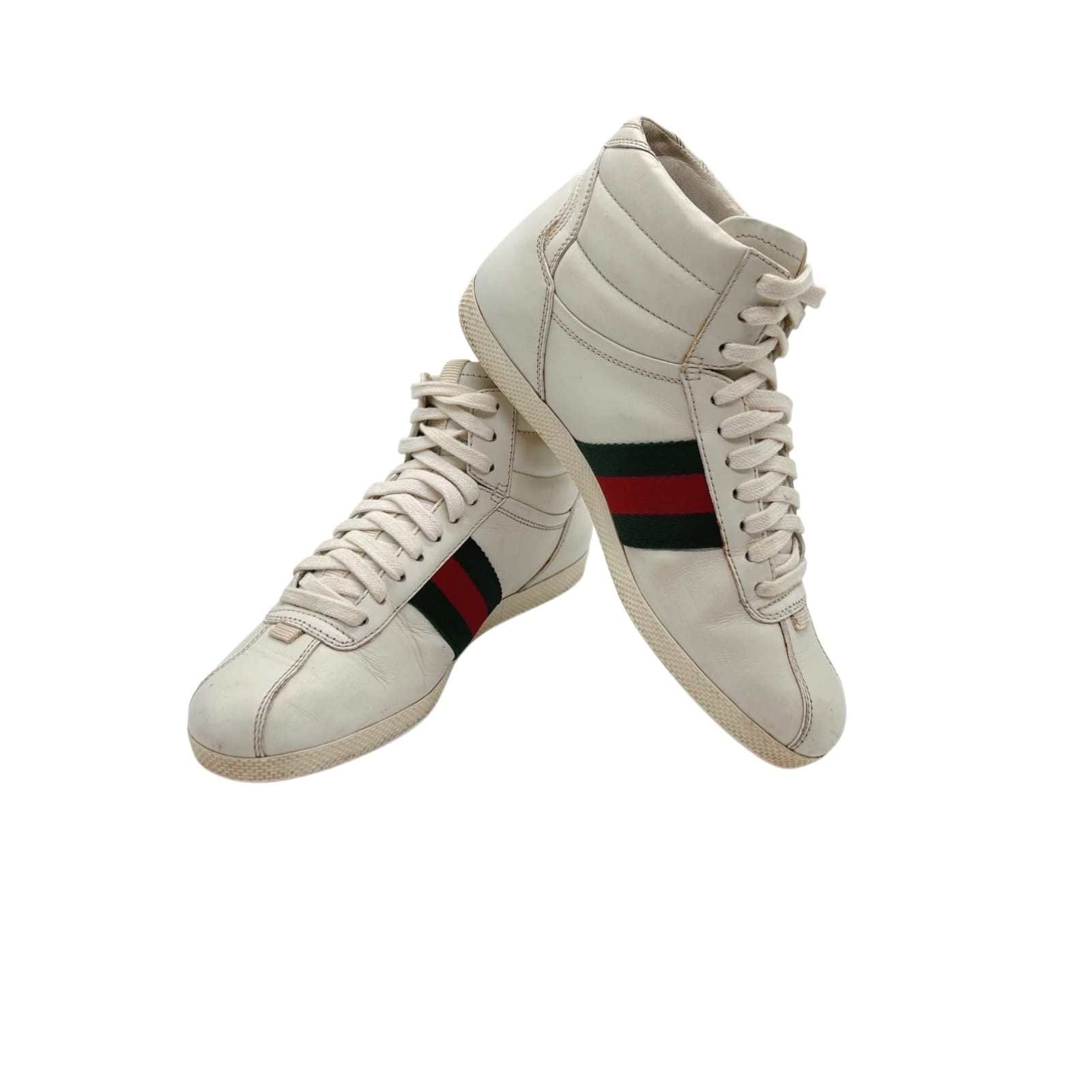 Gucci Ace High-Top Leather Sneakers – UK Size 5.5 - Image 8