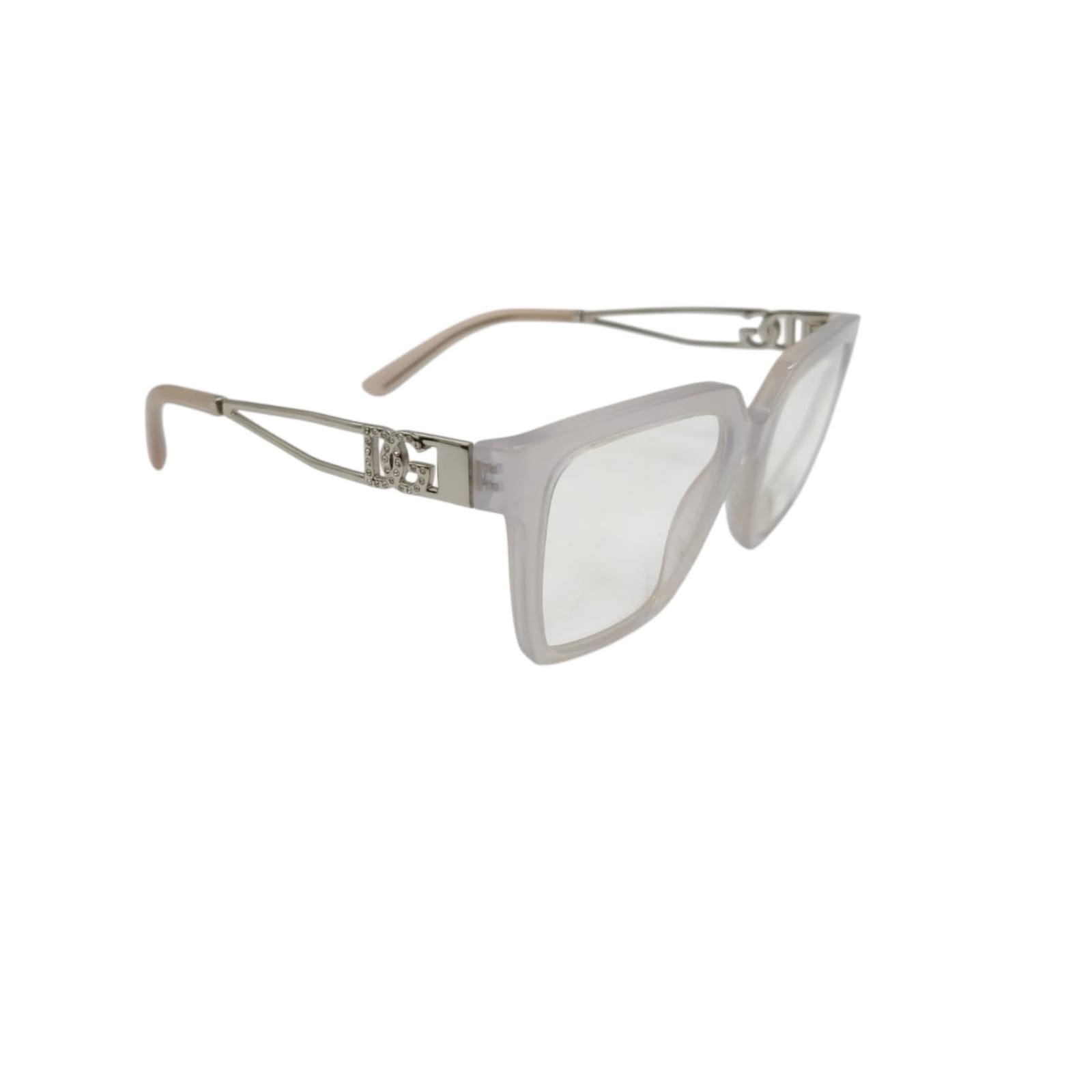 Dolce & Gabbana Grey Cat-Eye Optical Eyeglass Frames - Image 8