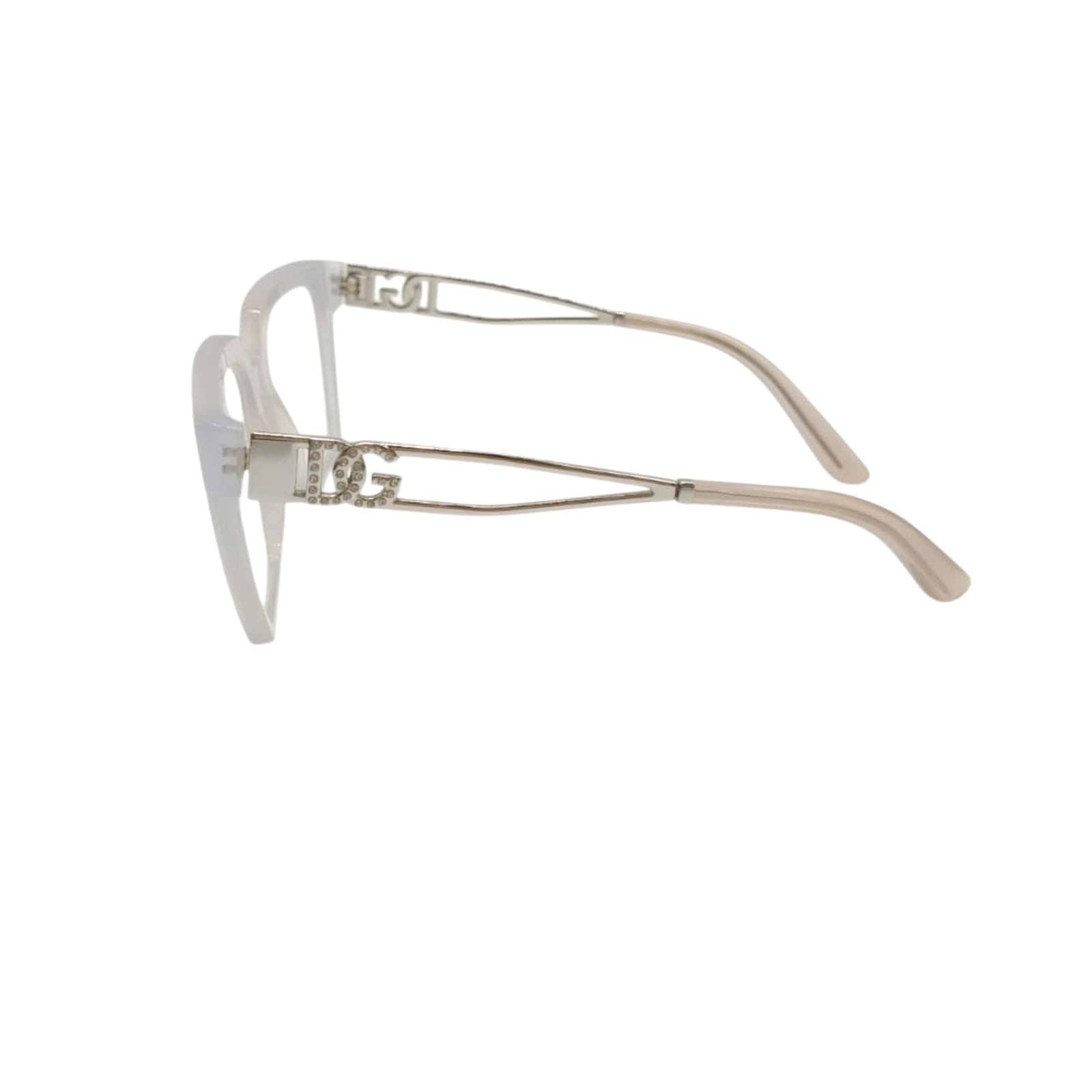 Dolce & Gabbana Grey Cat-Eye Optical Eyeglass Frames - Image 7
