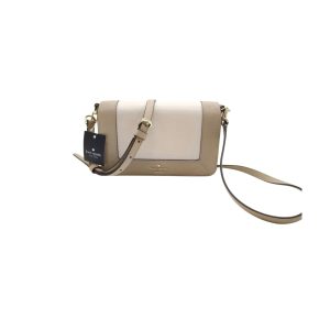 Kate Spade New York Lena Light Sand Colour Block Mini Flap Crossbody Bag