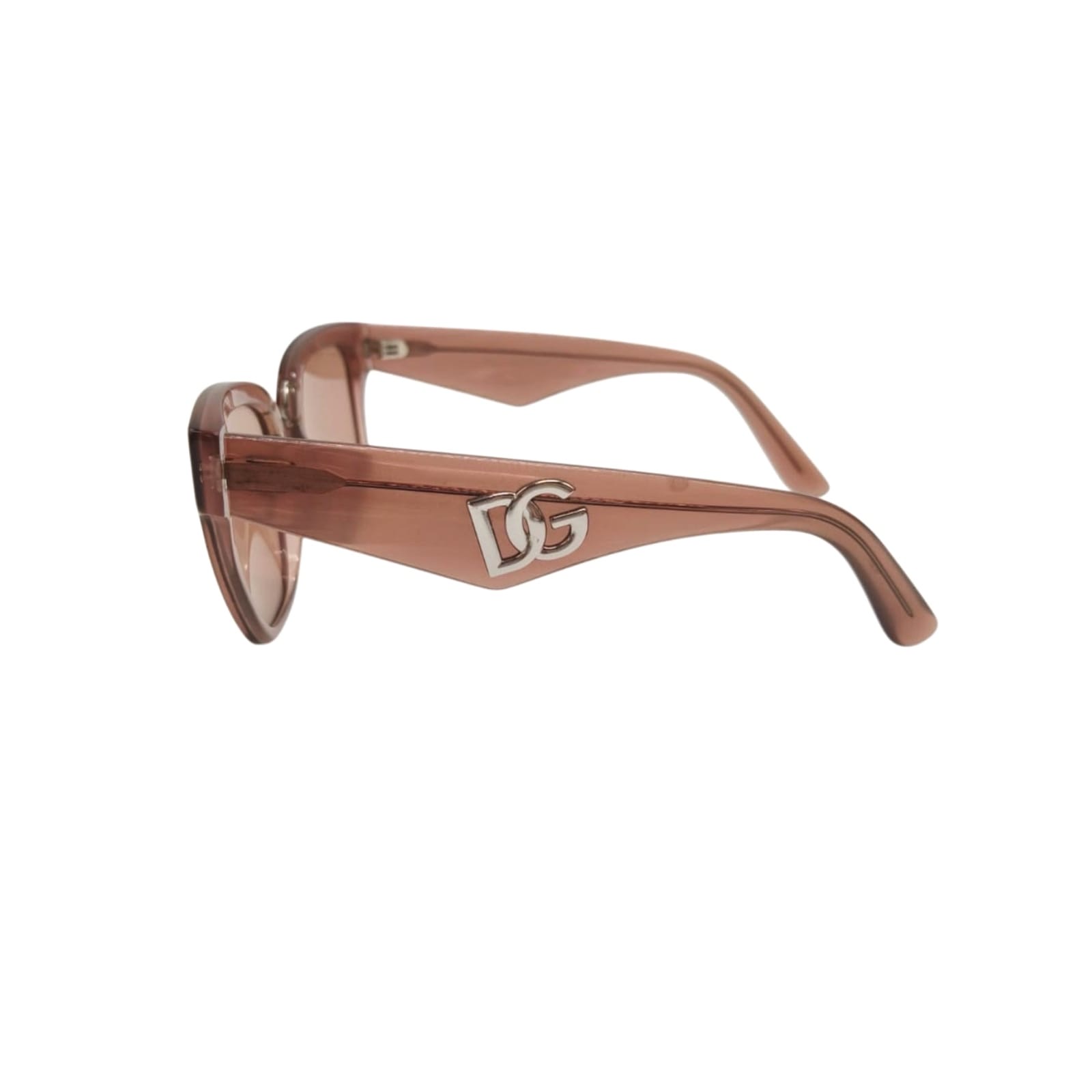 Dolce & Gabbana Brown DG Logo Cat-Eye Sunglasses - Image 10