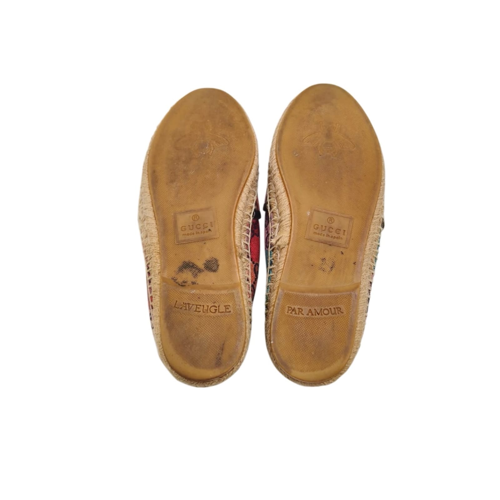 Gucci GG Monogram Multicolour Canvas Espadrille Slip-ons Size: 37 - Image 6