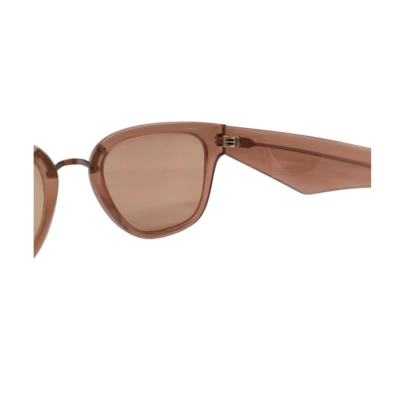 Dolce & Gabbana Brown DG Logo Cat-Eye Sunglasses - Image 5