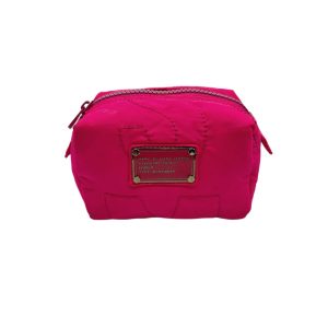Marc By Marc Jacobs Hot Pink Quilted Nylon Zip Cosmetic Bag