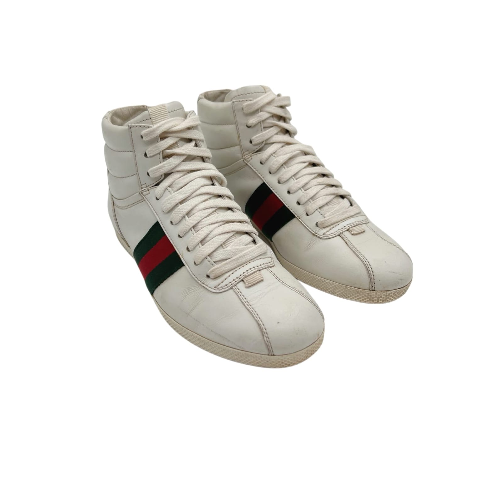 Gucci Ace High-Top Leather Sneakers – UK Size 5.5 - Image 3