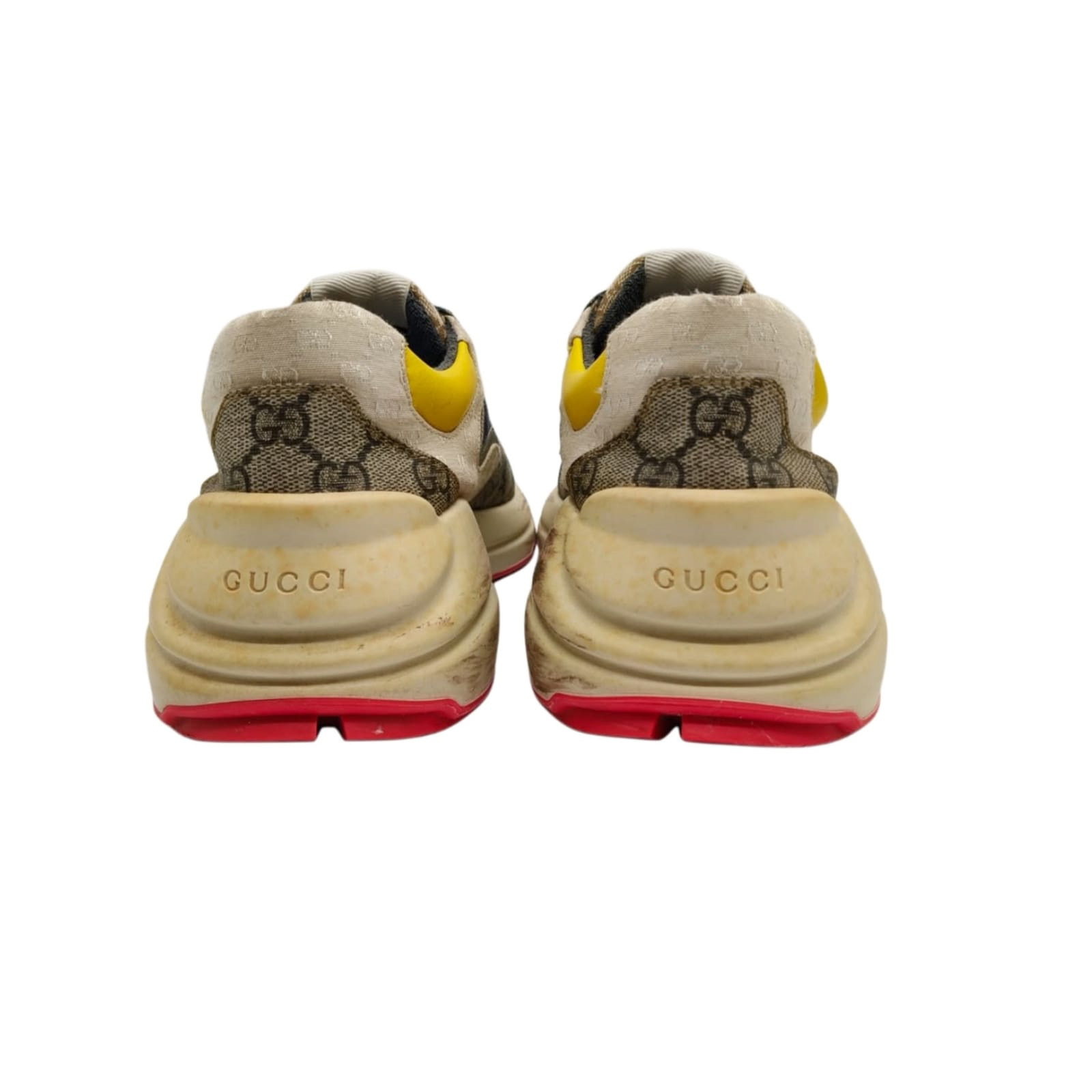 Gucci Rhyton GG Supreme Multicolour Canvas Sneakers Size UK6 big cut - Image 4