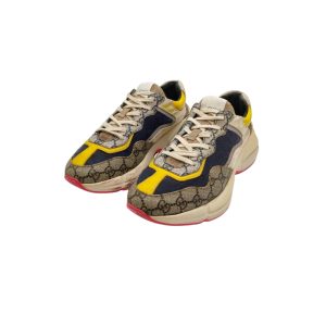 Gucci Rhyton GG Supreme Multicolour Canvas Sneakers Size UK6 big cut