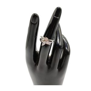 Sterling Silver Butterfly Cluster Ring