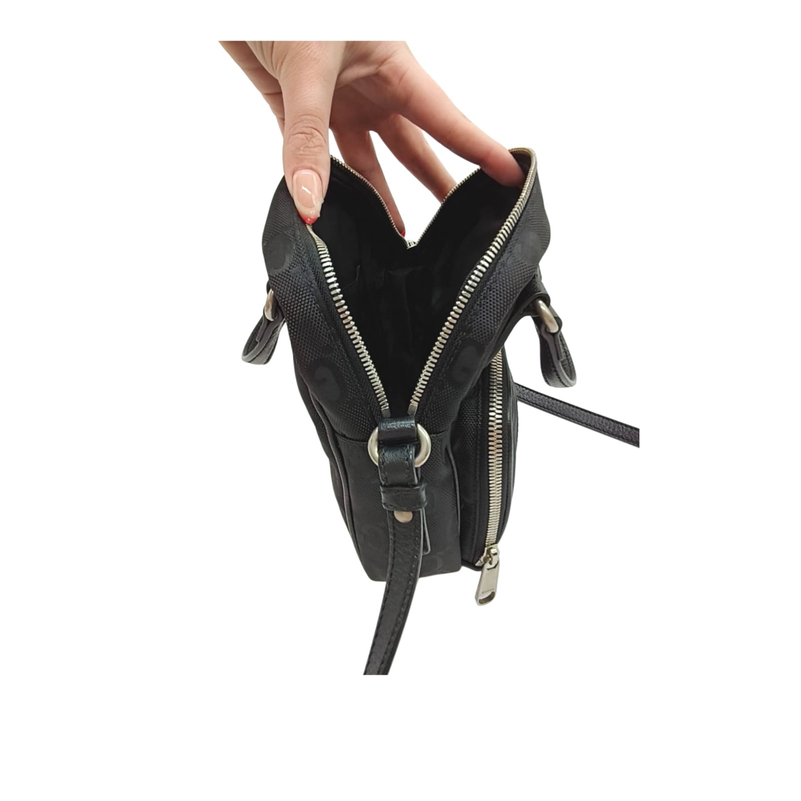 Gucci Off The Grid GG Nylon Mini Satchel Crossbody Bag - Image 7