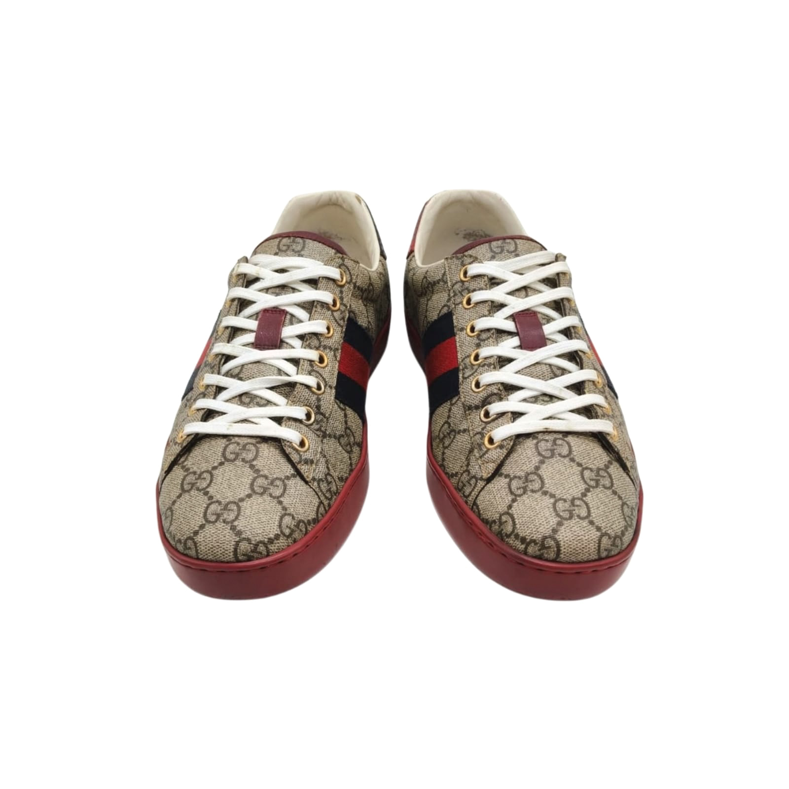 Gucci Ace GG Supreme Low-Top Sneakers Size 8.5 - Image 8