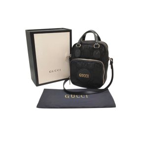 Gucci Off The Grid GG Nylon Mini Satchel Crossbody Bag