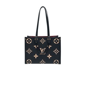 Louis Vuitton Bicolor Monogram Empreinte Leather OnTheGo MM Bag