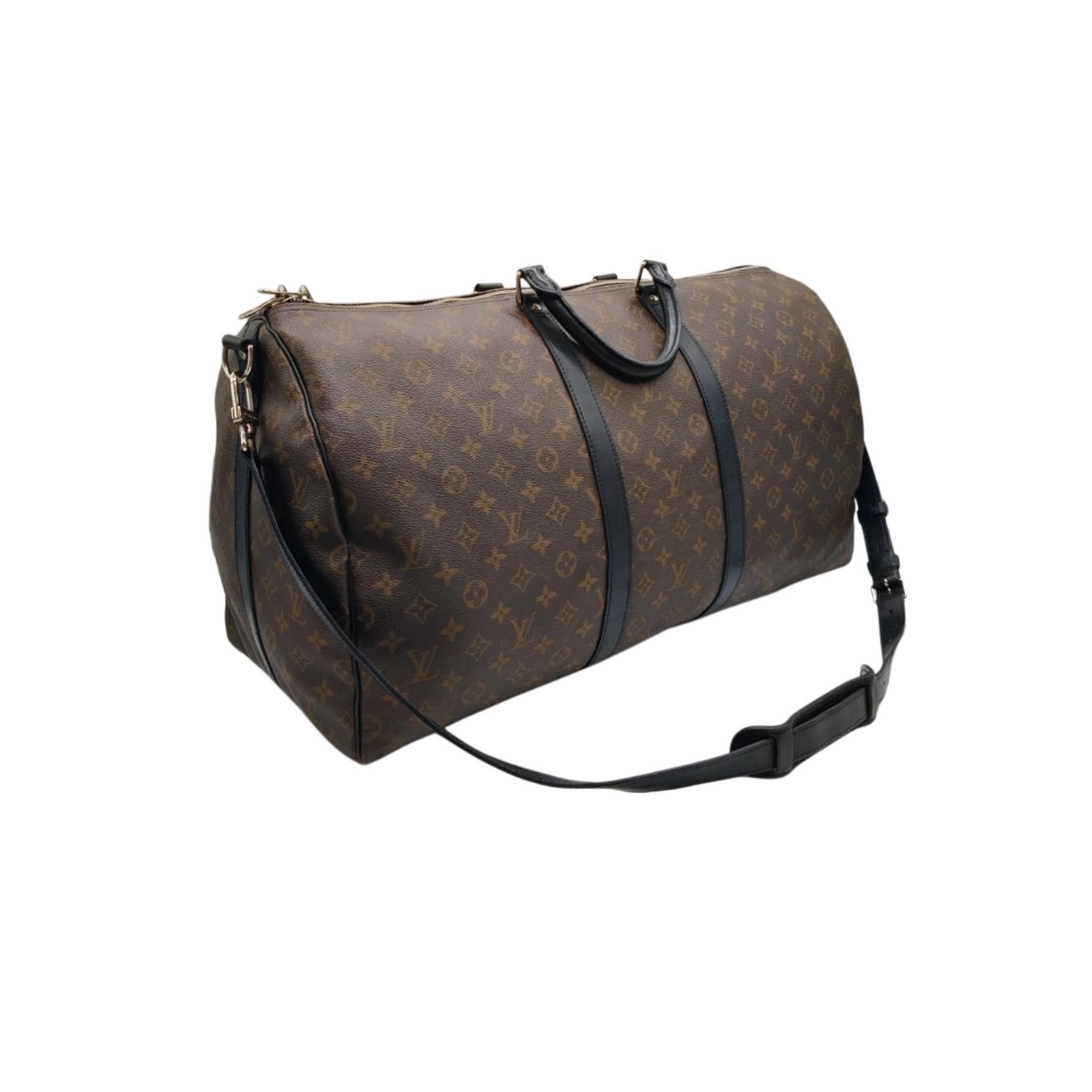 Louis Vuitton Monogram Macassar Keepall Bandoulière 55 - Image 5