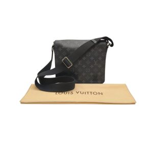 Louis Vuitton Monogram Eclipse District Messenger Bag PM