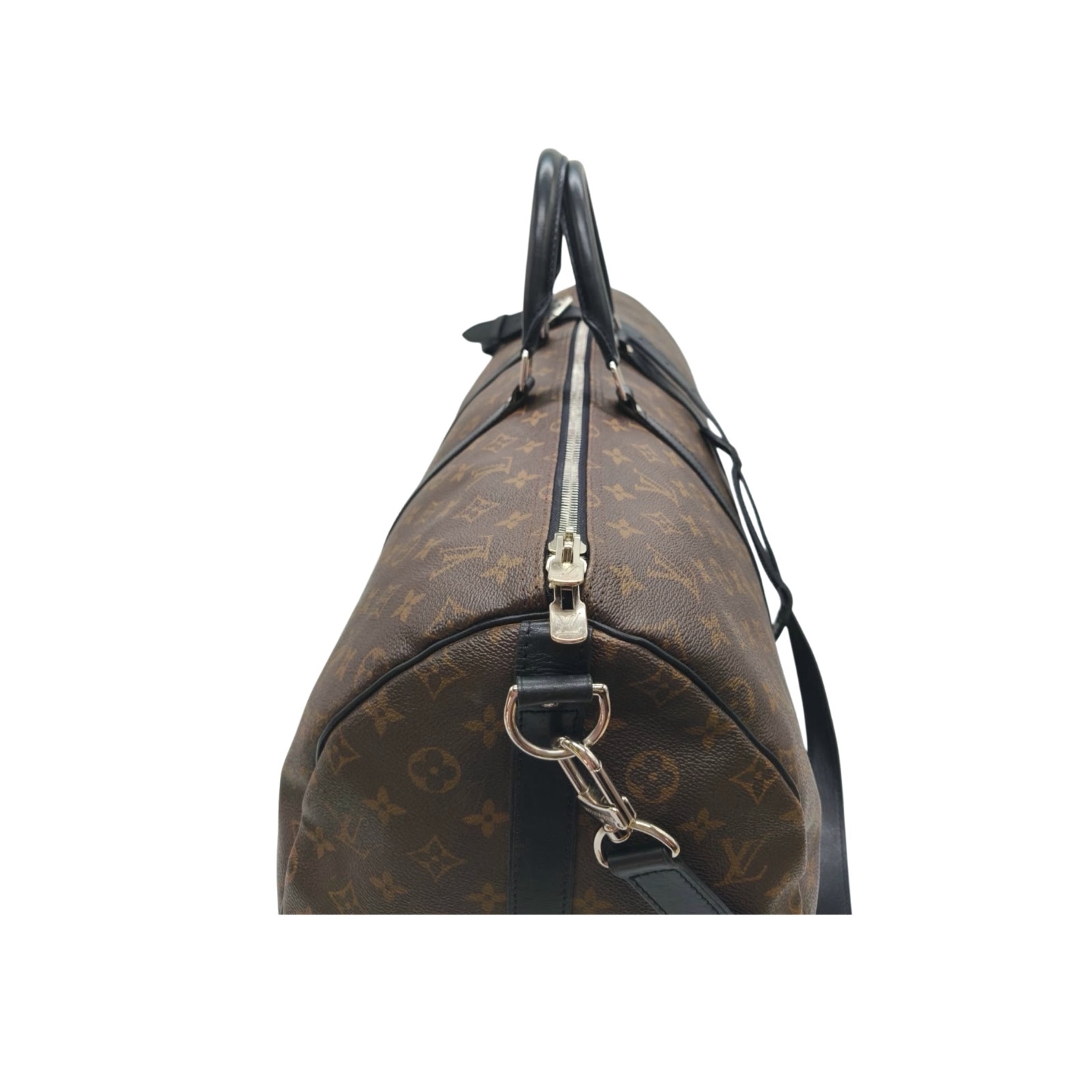 Louis Vuitton Monogram Macassar Keepall Bandoulière 55 - Image 7
