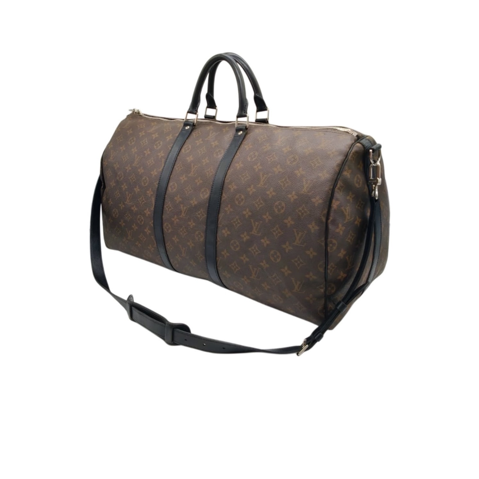 Louis Vuitton Monogram Macassar Keepall Bandoulière 55 - Image 6