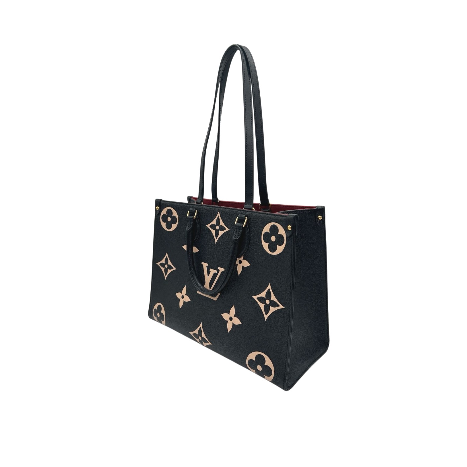 Louis Vuitton Bicolor Monogram Empreinte Leather OnTheGo MM Bag - Image 4