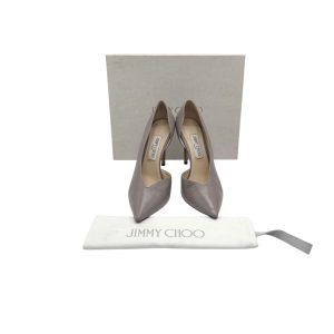 Jimmy Choo Sophia D’Orsay Pointed Leather Pump Heels Size: 39.5