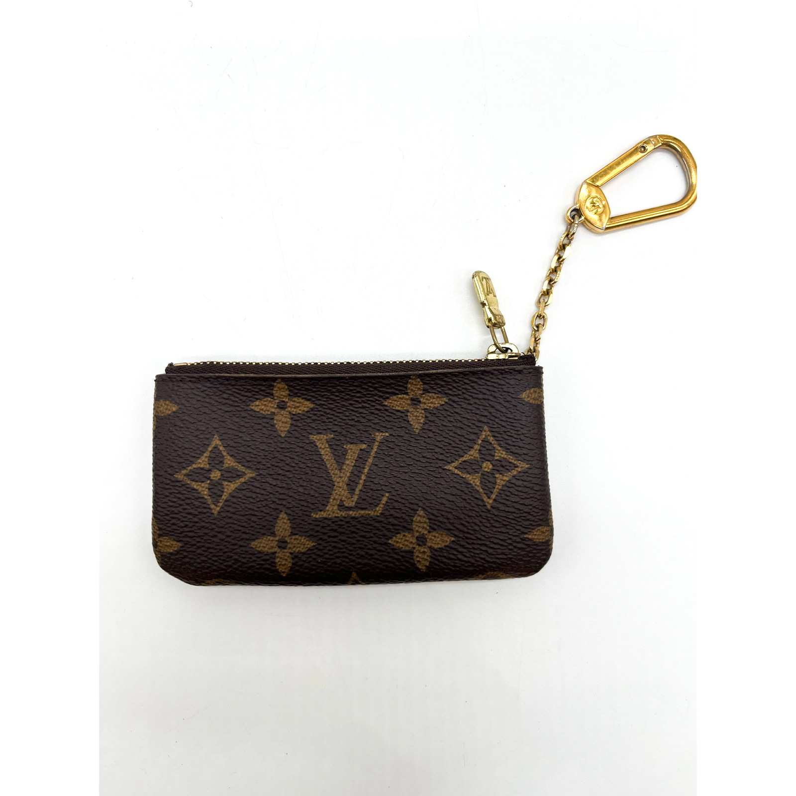 Louis Vuitton Monogram Key Pouch Cles - Image 3