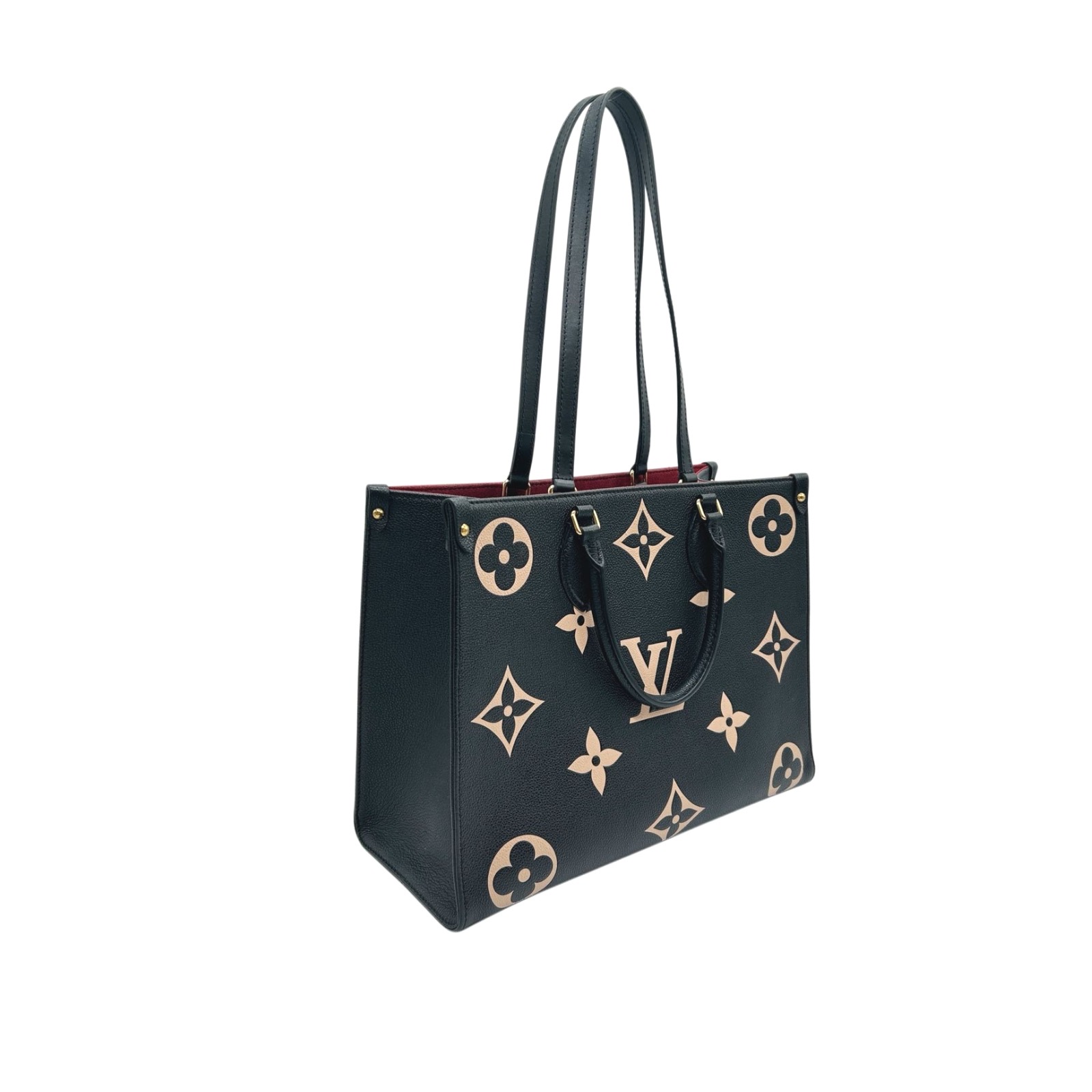 Louis Vuitton Bicolor Monogram Empreinte Leather OnTheGo MM Bag - Image 6