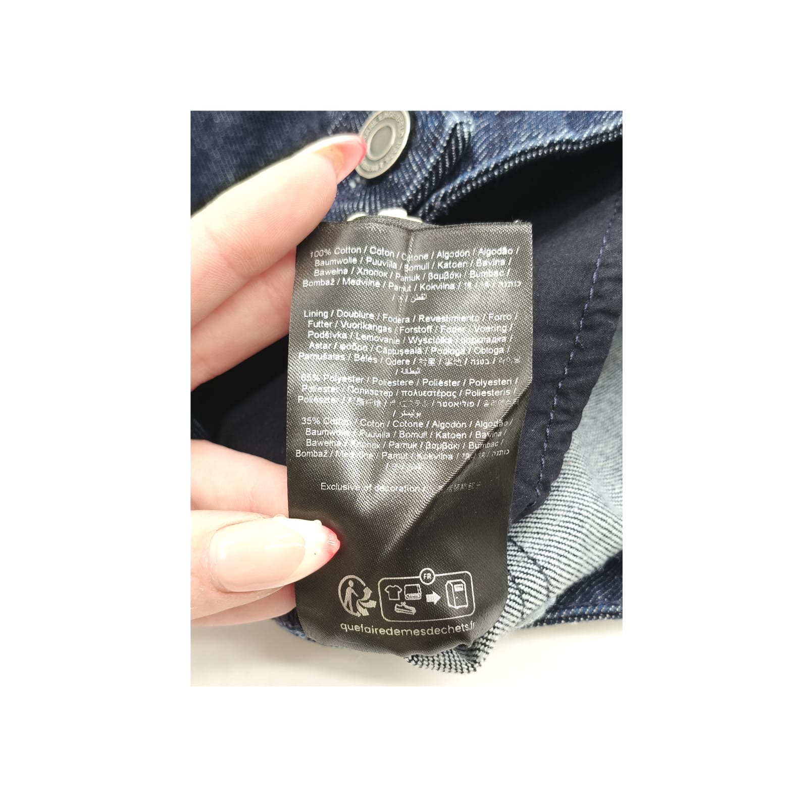 Karl Lagerfeld High-Rise Panelled Wide-Leg Jeans Size 25 - Image 12