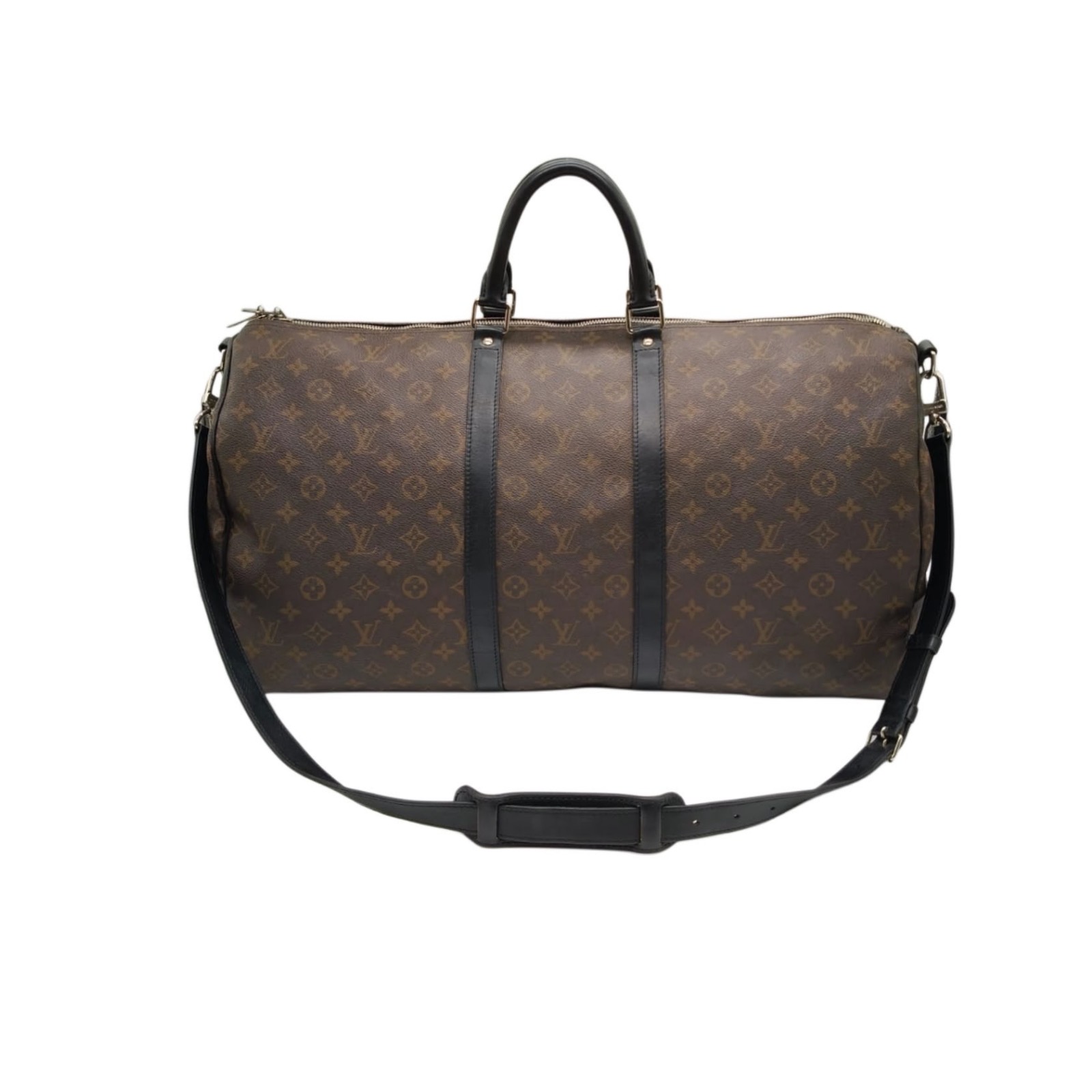 Louis Vuitton Monogram Macassar Keepall Bandoulière 55 - Image 11