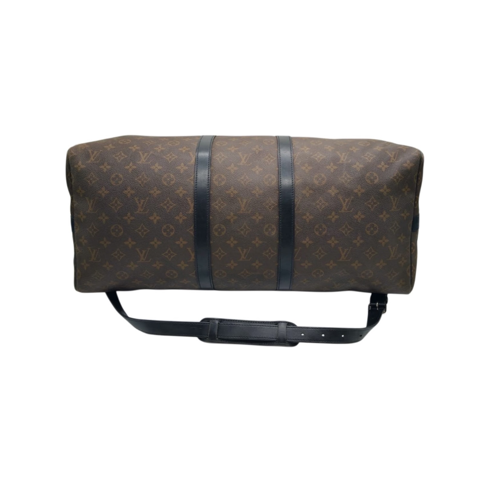 Louis Vuitton Monogram Macassar Keepall Bandoulière 55 - Image 8