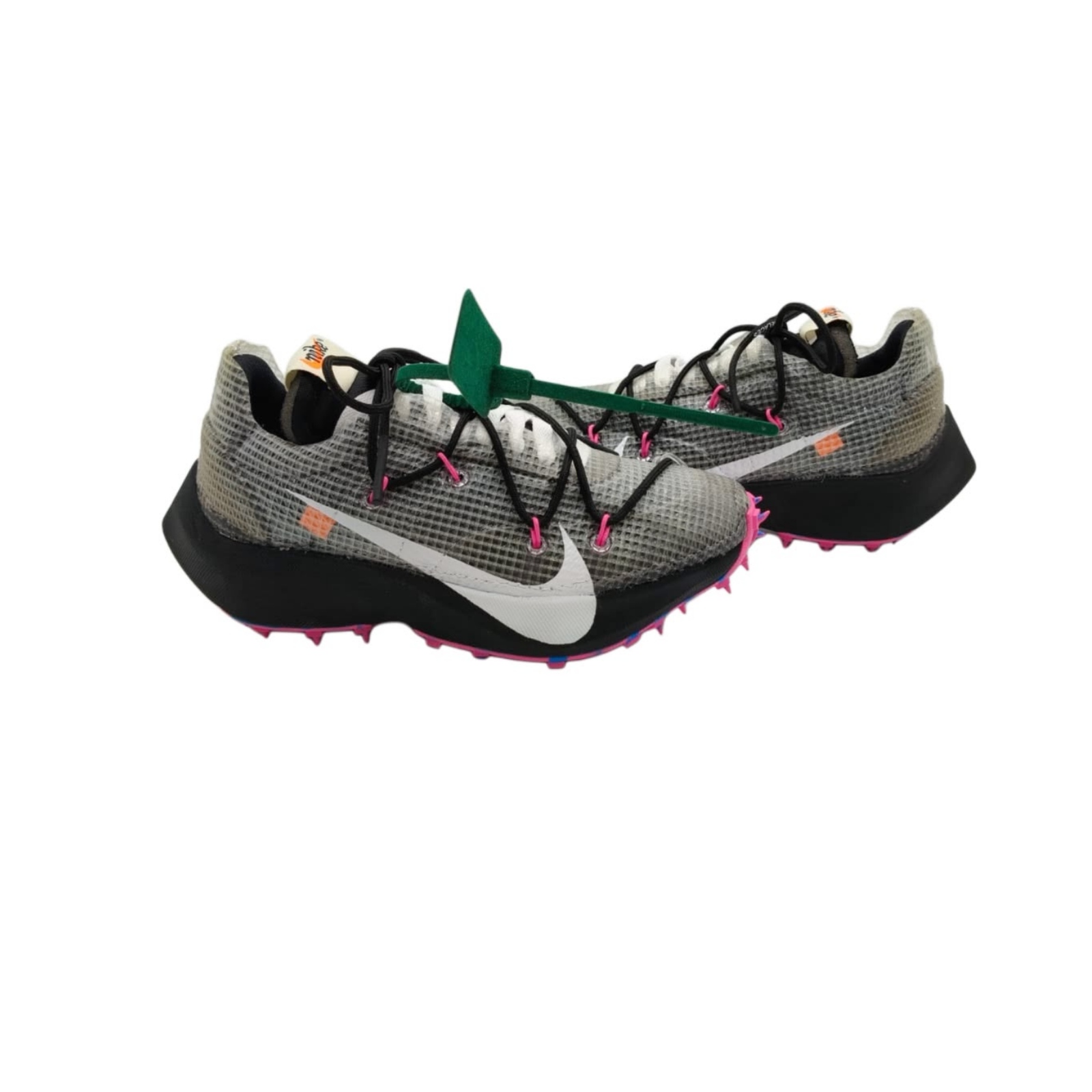Nike X Off-White Zoom Vapor Street 'Black/Laser Fuchsia' Sneakers/Trainers Size: US 5 / UK 2.5 - Image 5