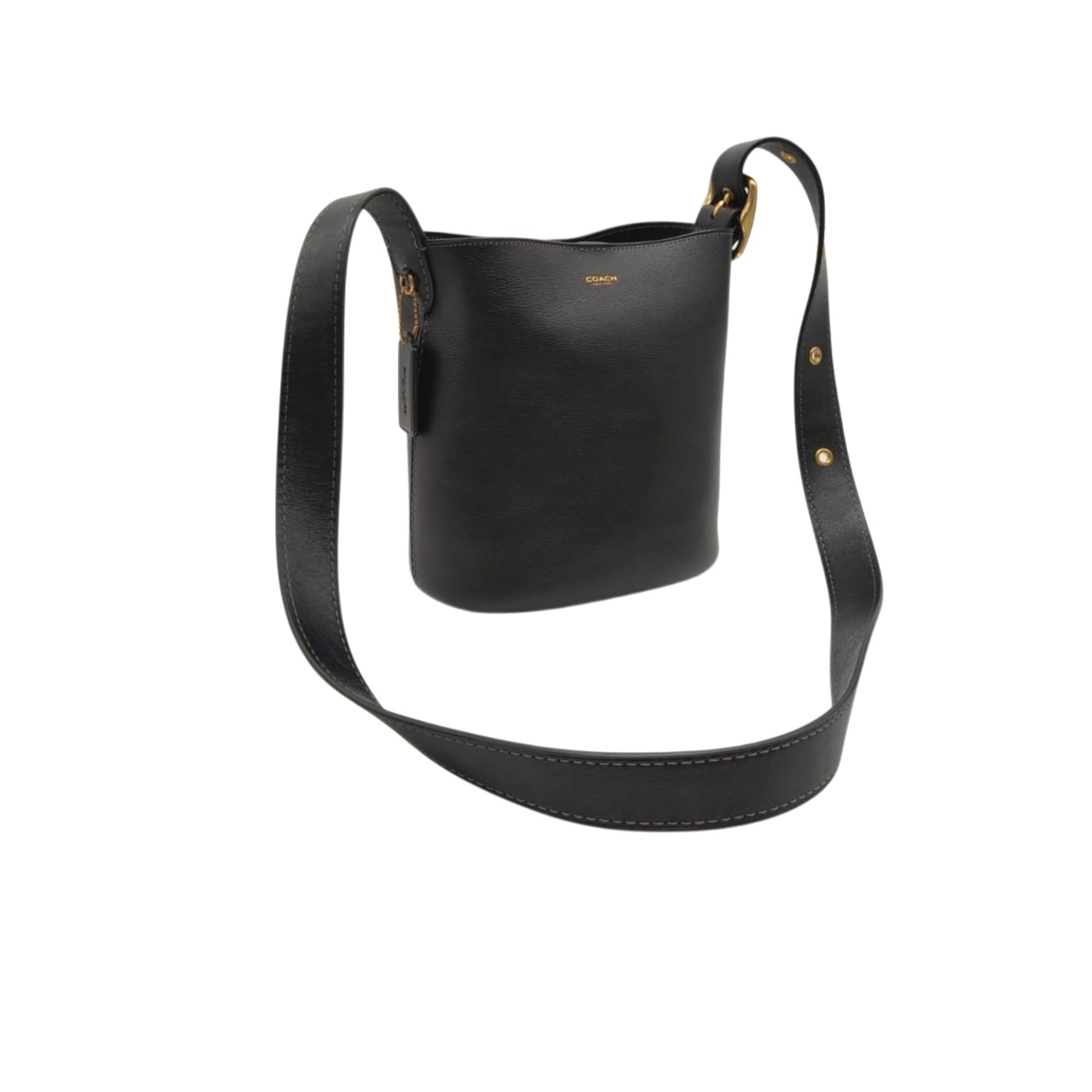 Coach Black Leather Bleecker Bucket Bag 21 - Image 5