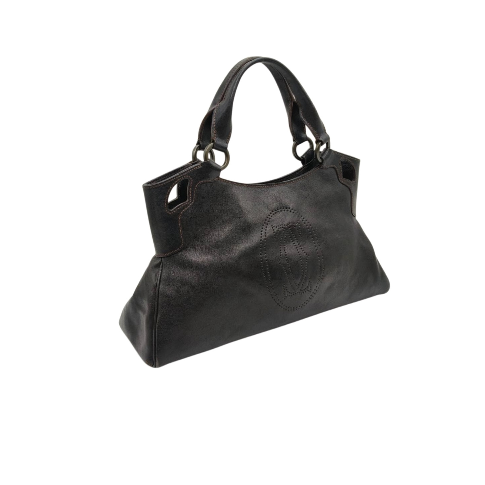 Cartier Marcello Black Leather Handbag - Image 7