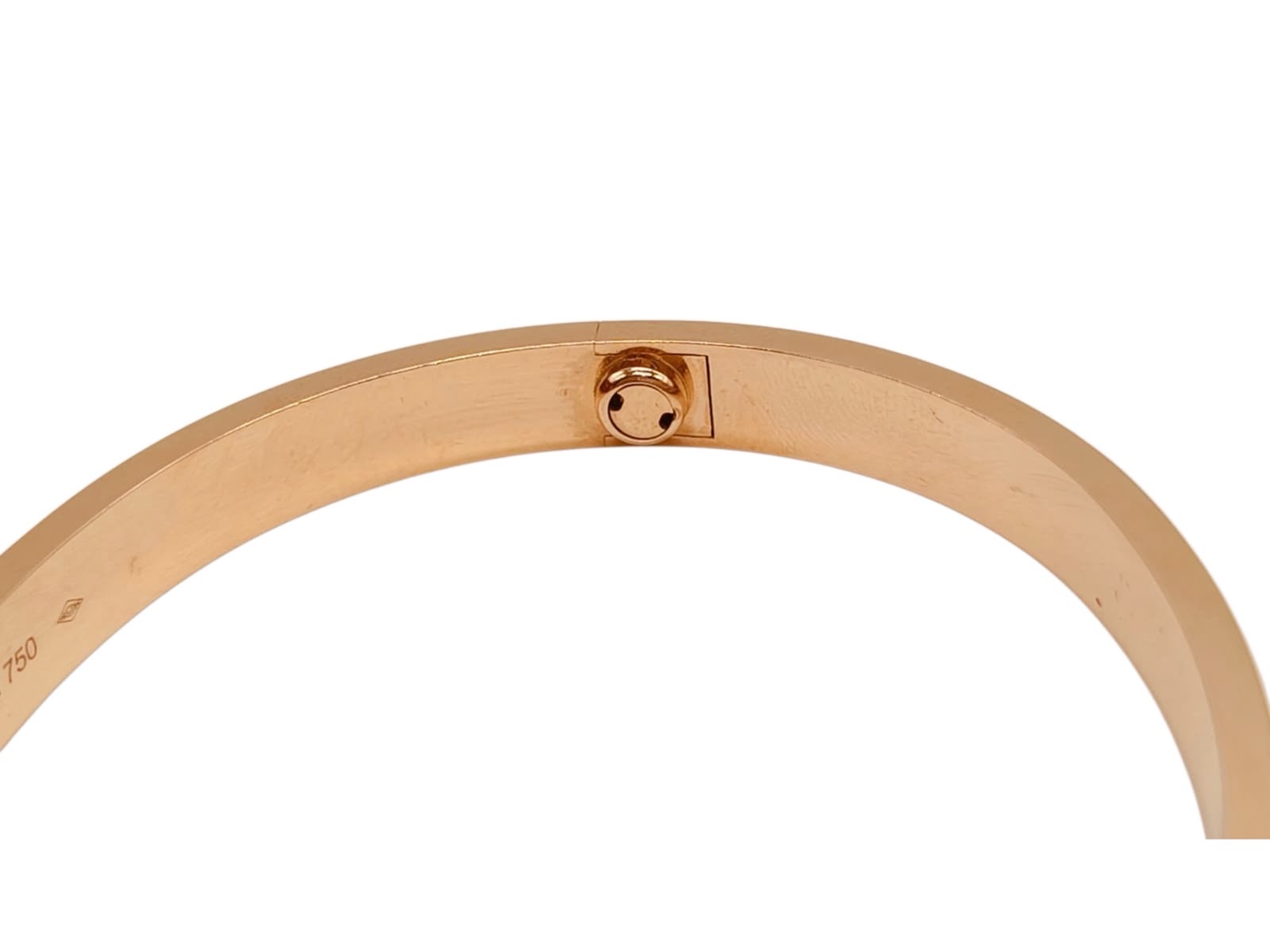 Cartier Love Bangle 18ct Rose Gold Size 18 - Image 5