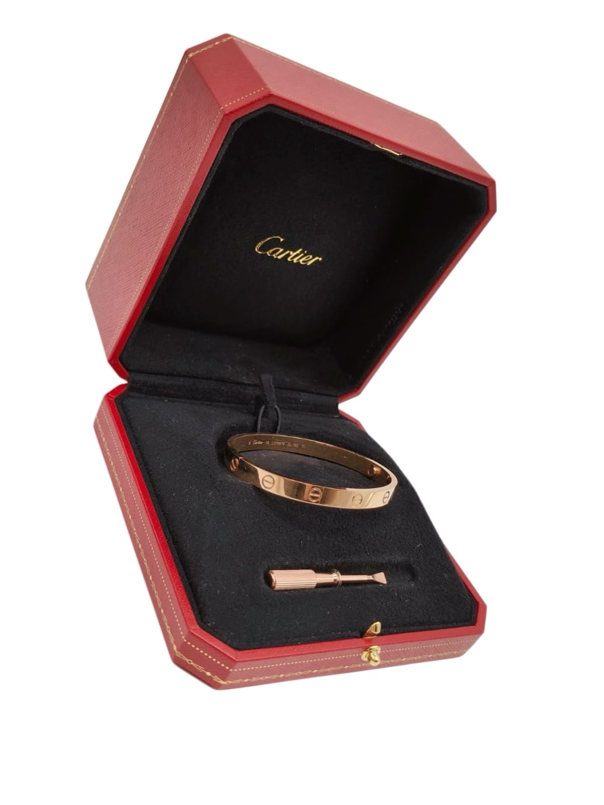 Cartier Love Bangle 18ct Rose Gold Size 18 - Image 6