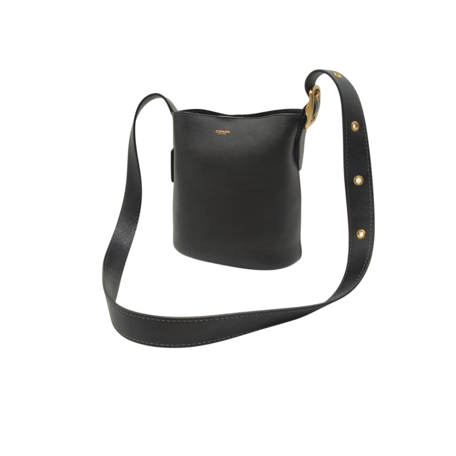 Coach Black Leather Bleecker Bucket Bag 21 - Image 7