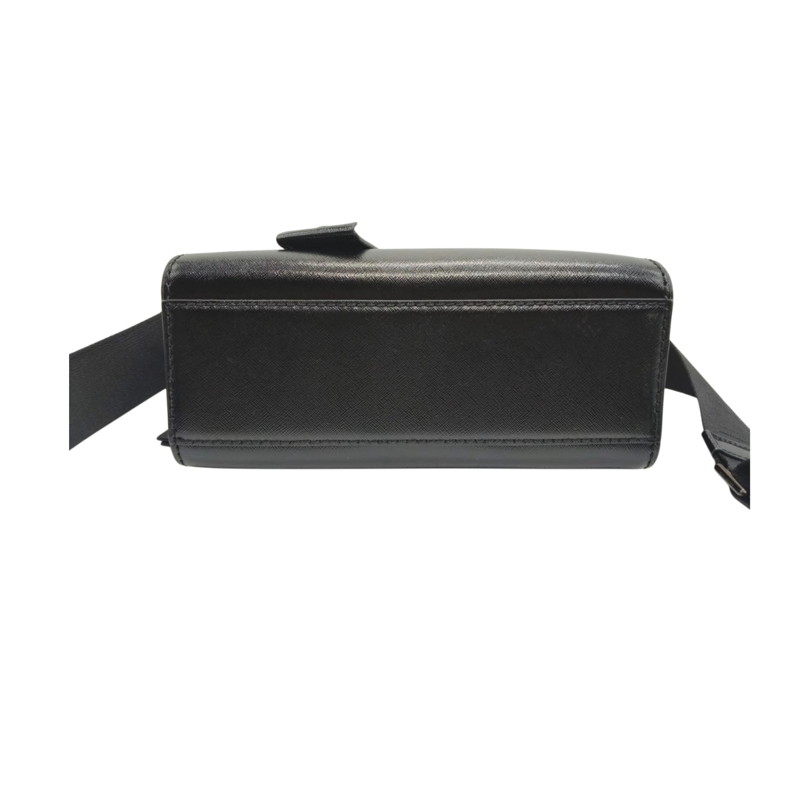 Marc Jacobs Black The Little Big Shot Leather Crossbody Bag - Image 5