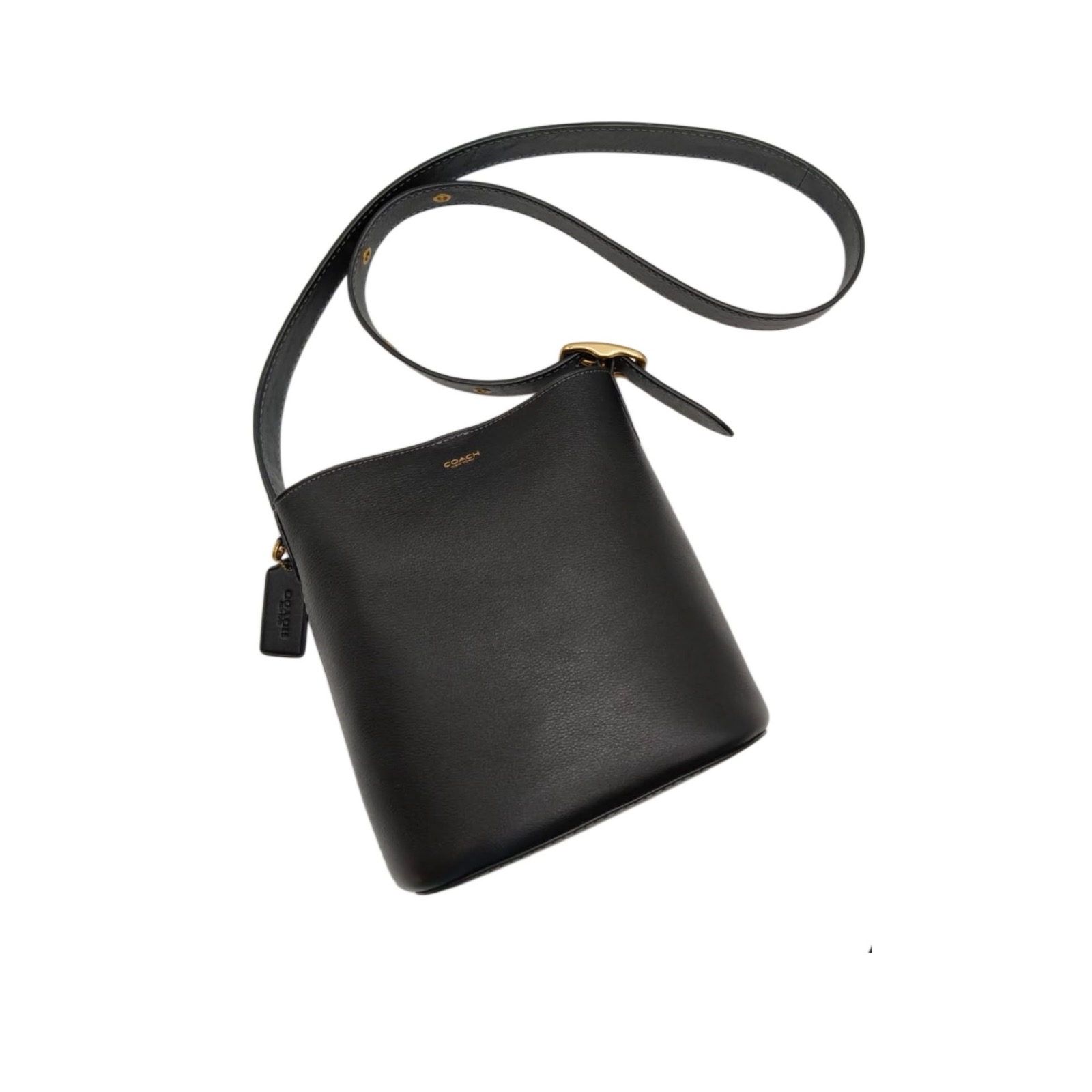 Coach Black Leather Bleecker Bucket Bag 21 - Image 9