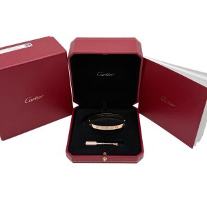 Cartier Love Bangle 18ct Rose Gold Size 18